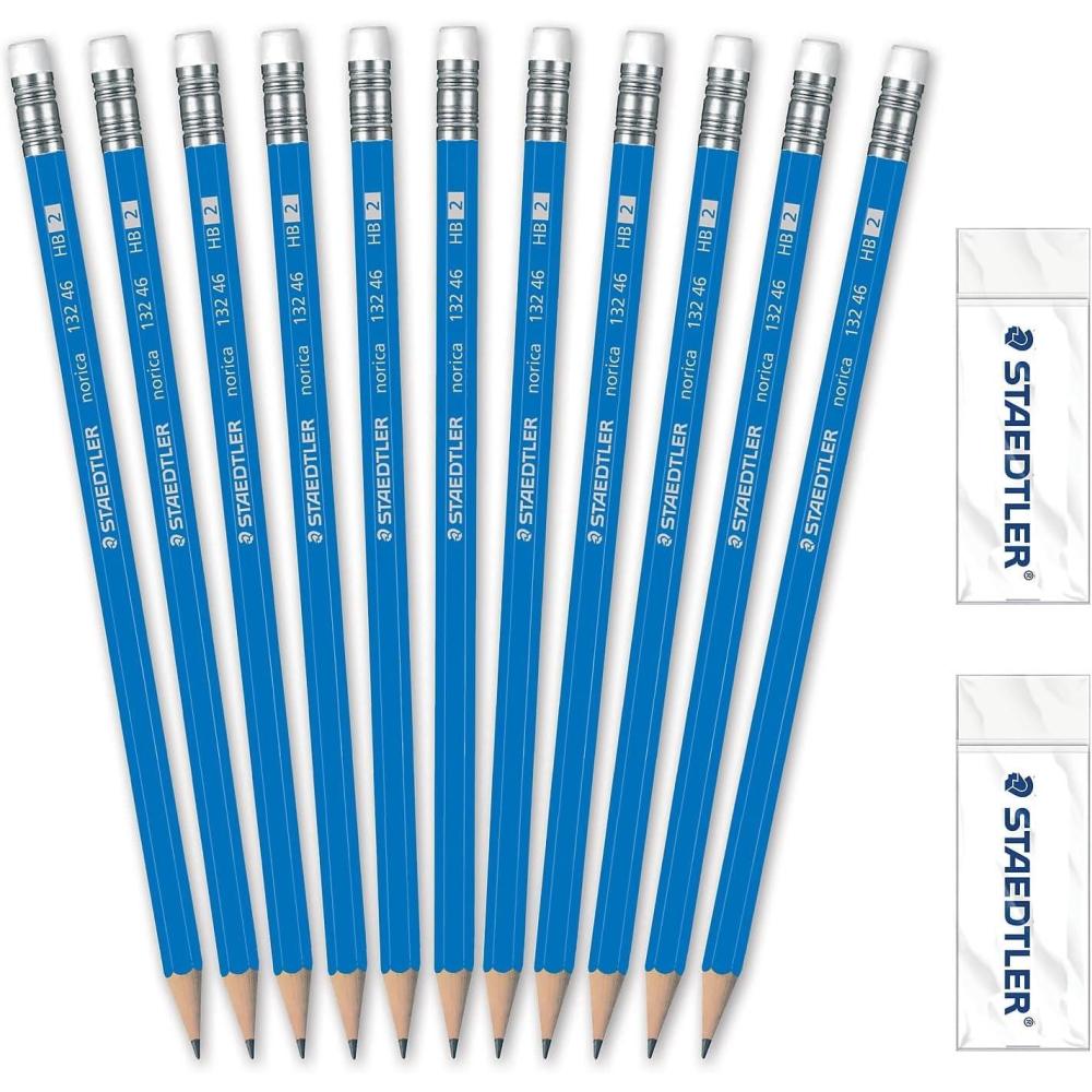 STAEDTLER Norica Pencil Class & Eraser Class Pack, 250ct